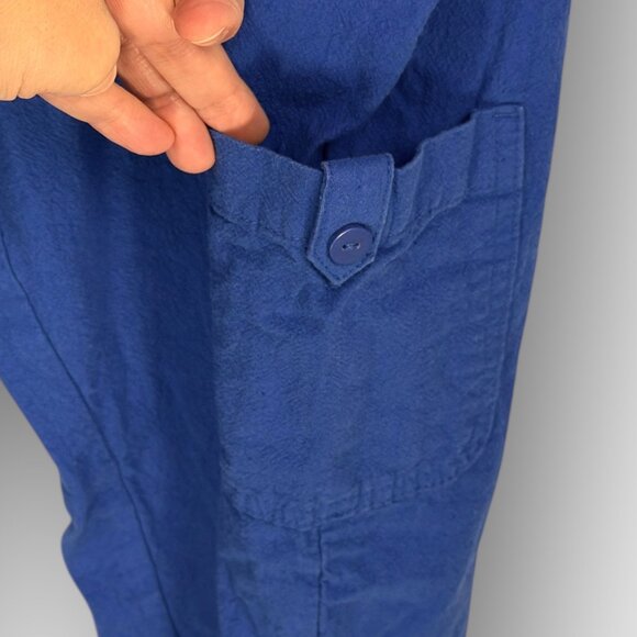 Classic Editions Blue Capri Women XXL Pull On Elastic Cargo Pocket - Picture 4 of 9